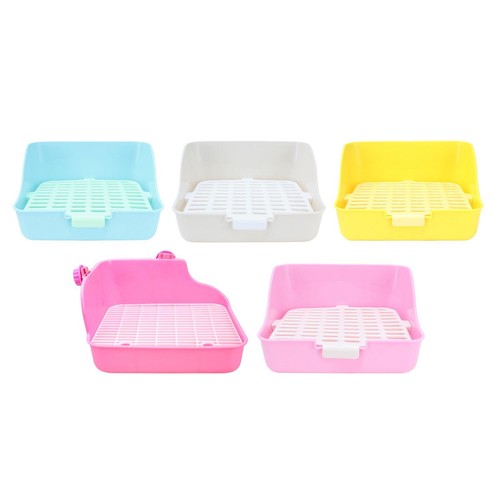 Plastic rabbit litter box - litter,